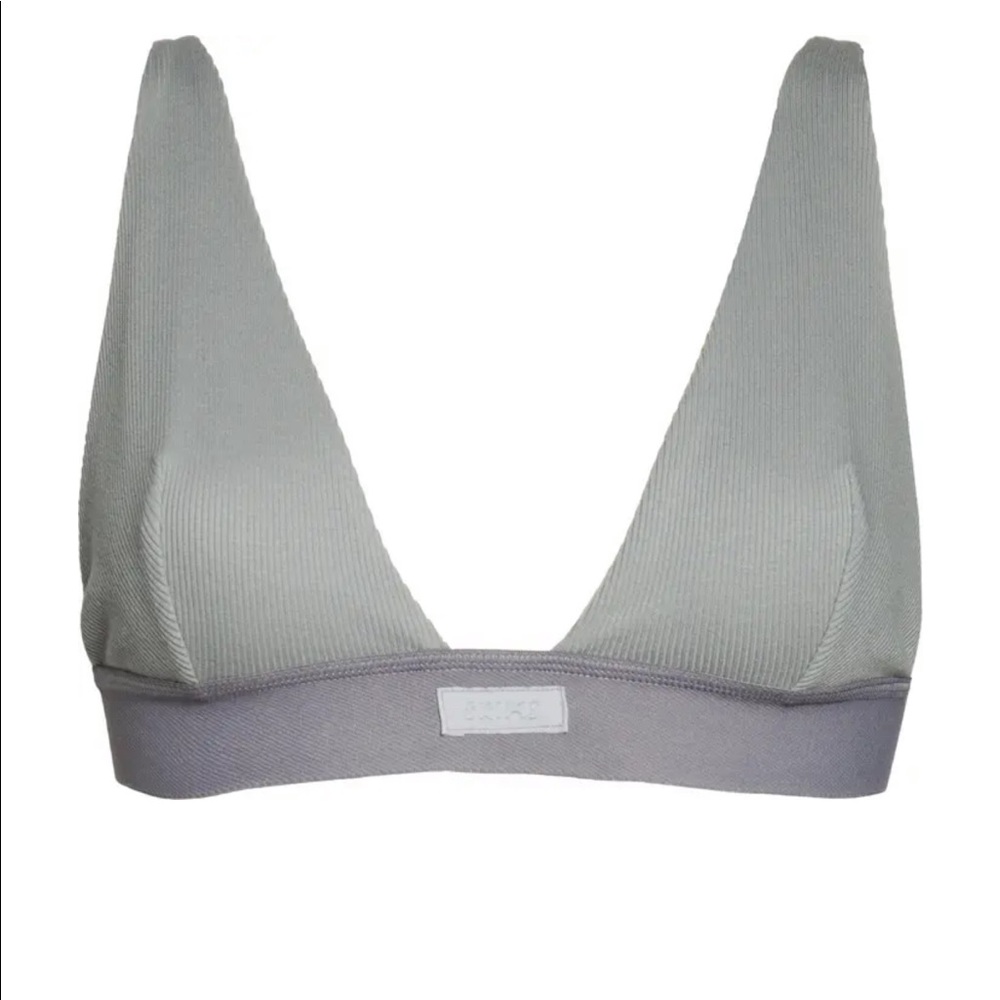 SKIMS Cotton Plunge Bralette